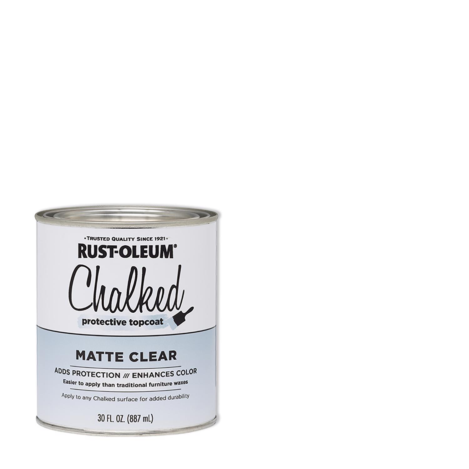 Rust-Oleum Chalked Matte Clear Chalk Paint 30 oz - Ace Hardware