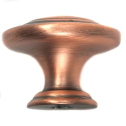 Laurey Windsor Traditional Round Cabinet Knob 1-3/8 in. D 1 in. Venetian Bronze 1 pk