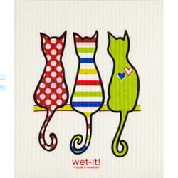 wet-it! Fiber Blend Super Absorbent Cloths 6.75 in. W X 8 in. L 1 pk