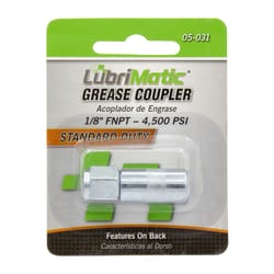 LubriMatic 1/8 in. Straight Grease Gun Coupler 1 pk