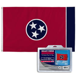 Valley Forge Tennessee State Flag 36 in. H X 60 in. W