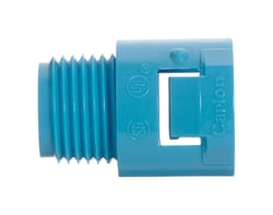 Carlon 1/2 in. D PVC Quick Connect Threaded Male Adapter For PVC 1 pk