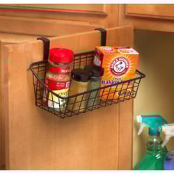 Spectrum Grid 5.25 in. L X 11.25 in. W X 6.25 in. H Brown Cabinet Basket