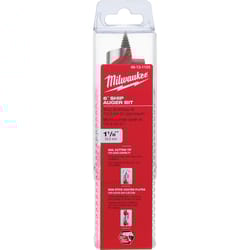 Milwaukee 1-1/8 in. D X 6 in. L Ship Auger Bit Hardened Steel 1 pc