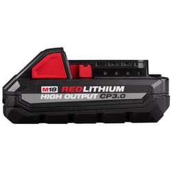 Milwaukee M18 RedLithium CP 3 Ah Lithium-Ion High Output Battery 1 pc