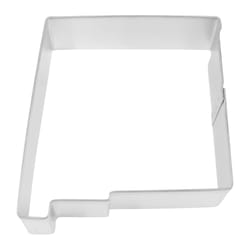 R&M International Corp International Corp 3 in. W X 4 in. L New Mexico State Cookie Cutter Silver 1