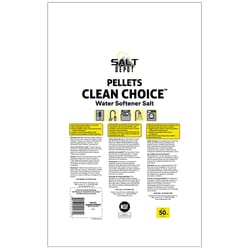 Salt Depot Clean Choice Water Softener Pellet Pellets 50 lb