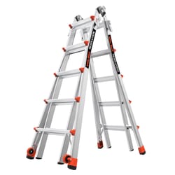 Little Giant Revolution 21.17 ft. H Aluminum Telescoping Multi-Position Ladder Type IA 300 lb. capac