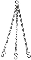 National Hardware Black Steel 18 in. H Decorative Chains 1 pk