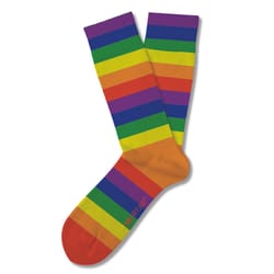 Two Left Feet Unisex Color Me Rainbow Novelty Socks Multicolored