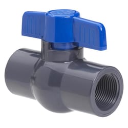 Homewerks 1/2 in. PVC FIP Ball Valve Full Port T-Handle