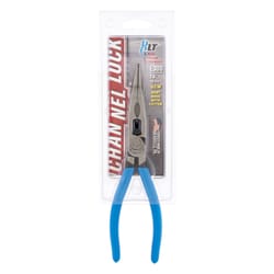 Channellock 7.45 in. Steel Bent Long Nose Cutting Pliers