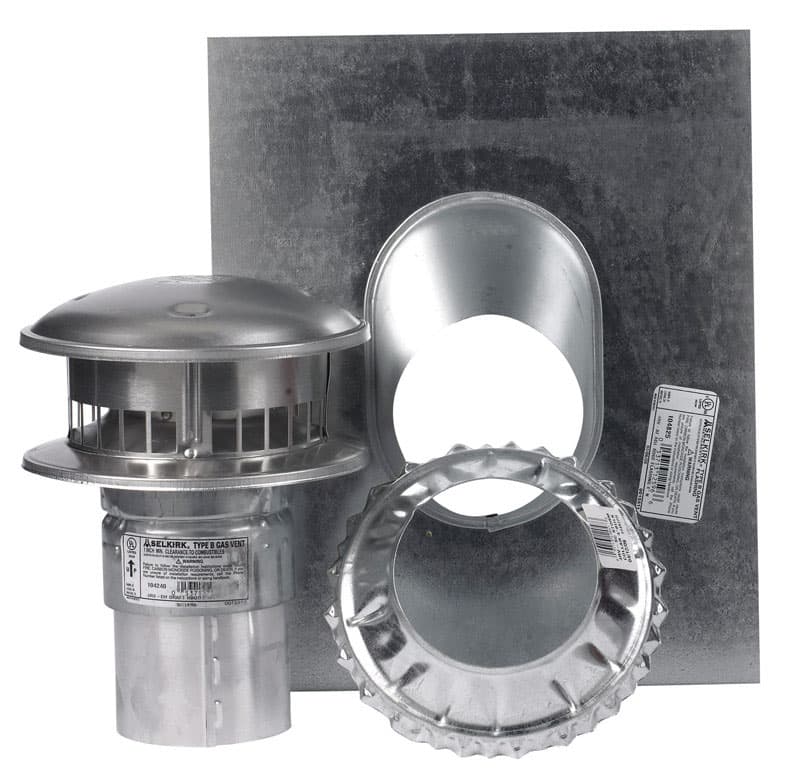 Selkirk 4 in. H X 3 in. W Silver Galvanized Steel Termination Kit Sansujyuku sansujyuku.com