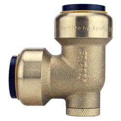 Apollo Tectite Push to Connect 3/4 in. PTC in to X 3/4 in. D PTC Brass 90 Degree Elbow