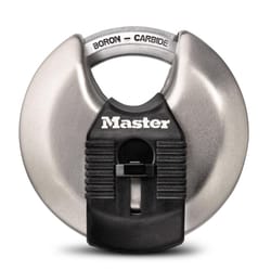 Master Lock M40XD Magnum Discus 2-3/4 in. W Stainless Steel Dual Ball Bearing Locking Disk Padlock