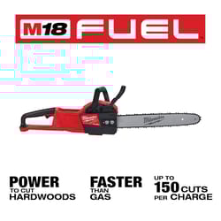 Milwaukee M18 FUEL 16 in. 18 V Battery Chainsaw Tool Only
