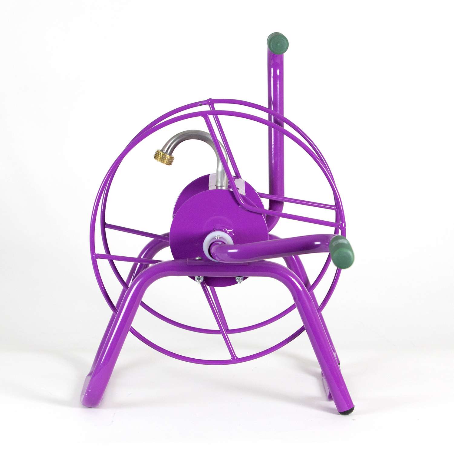 Yard Butler 75 ft. Free Standing Purple Hose Reel