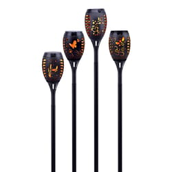 Blazing LEDz Garden Wings Flickering Orange 30 in. Flickering Flame Pathway Decor