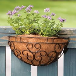 Panacea Steel Planter Brown