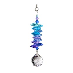 Woodstock Chimes Crystal Moonlight Cascade Ball Wind Chime