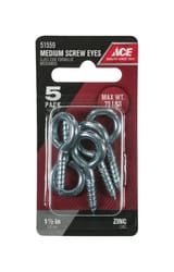 Ace Small Zinc-Plated Silver Zinc 1.25 in. L Hook Bolt 425 lb 1 pk - Ace  Hardware