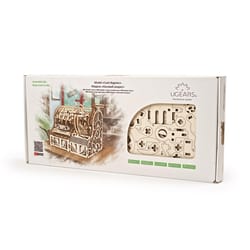 UGears Cash Register Mechanical Model Kit Tan 405 pc