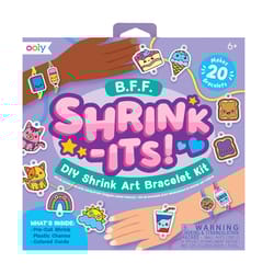 OOLY Shrink-Its DIY Shrink Art Bracelet Kit Multicolored 24 pc