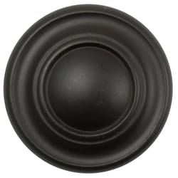 Laurey Nantucket Traditional Round Cabinet Knob 1-3/8 in. D 1 in. Oil Rubbed Bronze 1 pk