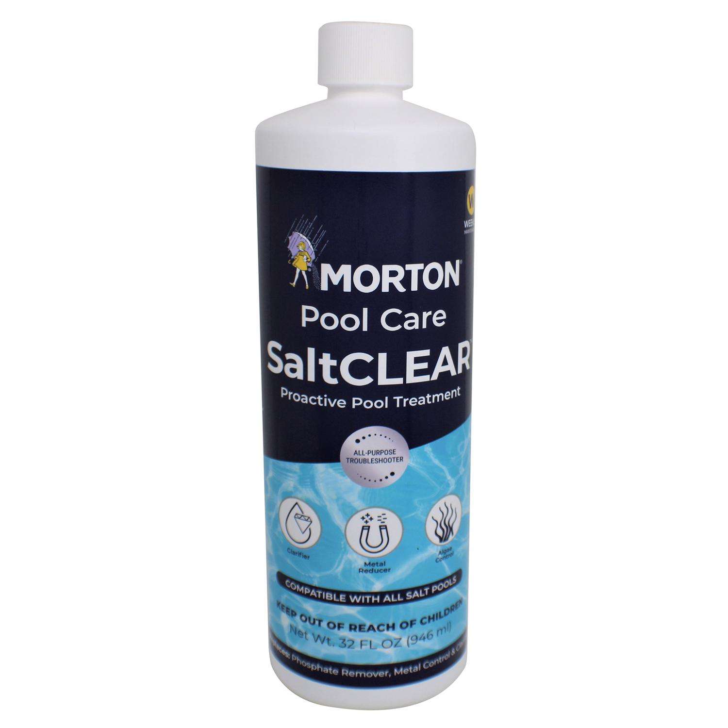 Morton Pool Care SaltCLEAR Liquid Clarifier 32 oz Ace Hardware