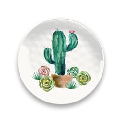 TarHong Multicolored Melamine Desert Garden Salad Plate 1 pc