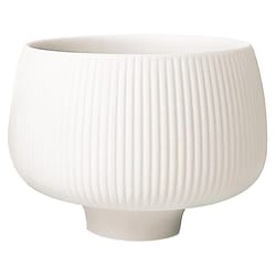 Chive Lilo 6 in. D Ceramic Cachepot White