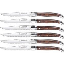 Trudeau Stainless Steel Steak Knife Set 6 pc