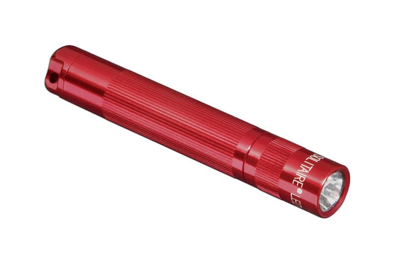 red flashlight