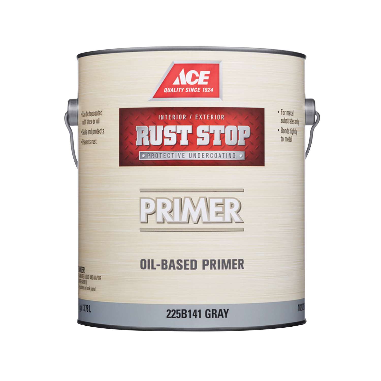 Ace Rust Stop Gray OilBased Enamel Rust Preventative Paint 1 gal