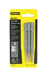 Stanley Nail Set 3 pc