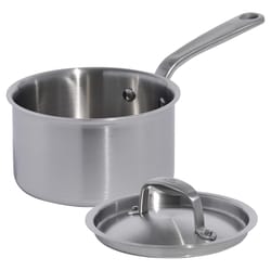 Made In Stainless Steel Saucepan 7 in. 2 qt Silver