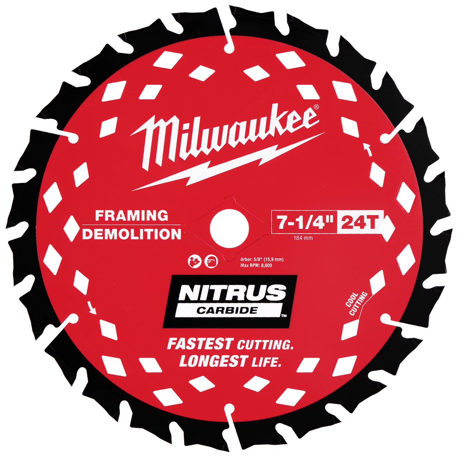 Milwaukee 7-1/4 in. D Circular Saw Blade