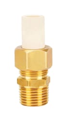 Homewerks Schedule 40 1/2 in. Compression X 1/2 in. D MPT CPVC/Brass Adapter Coupling