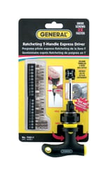 General T-Handle Driver and Bit Set 21 pc