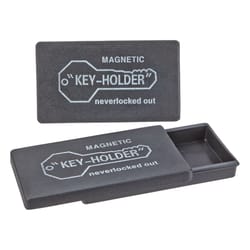Home Plus Black Plastic Magnetic Key Box