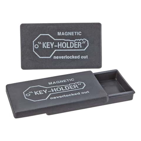 Home Plus Black Plastic Magnetic Key Box - Ace Hardware