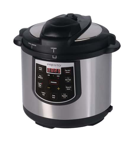 Buy Presto Aluminum Pressure Cooker/Canner Silver/Black