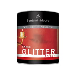 Benjamin Moore Studio Finishes Eggshell Clear Water-Based Glitter Paint Interior 1 qt