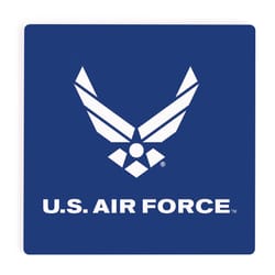 P Graham Dunn Blue/White Ceramic US Air Force Cork Coasters 1 pk
