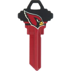 HILLMAN NFL Arizona Cardinals House/Office Key Blank 68 SC1 Single For Schlage Locks