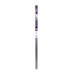M-D BUILDING PRODUCTS 1.25 in. W X 36 in. L Anodized Pewter Silver Aluminum Seam Binder