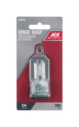 Ace Zinc 3 in. L Fixed Staple Hinge Hasp