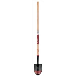 ACE 54 in. Steel Round Floral Shovel Wood Handle