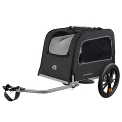 Retrospec Rover Waggin Fabric/Steel Pet Trailer 50 lb Black