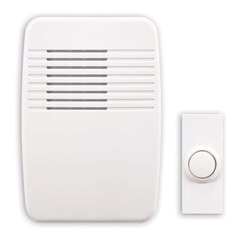 Heath Zenith White Plastic Wireless Door Chime Kit - Ace Hardware